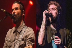 Dashboard Confessional’s Chris Carrabba and Post Malone (Getty Images)